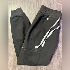 Figs Female Scrub Bottoms Black XS/P